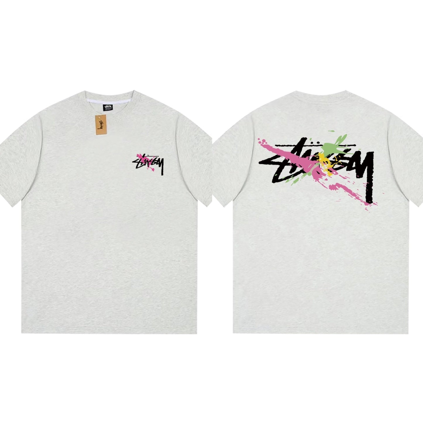 Stussy T Shirts Loose Casual T-Shirts Same for Men and Women