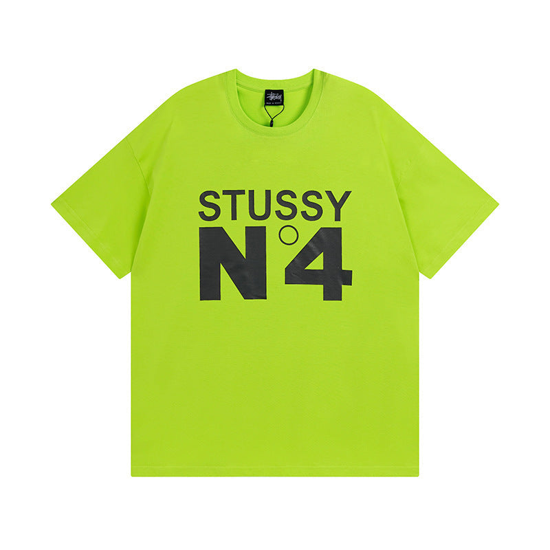 Stussy T Shirts Casual Loose Couple T Shirts