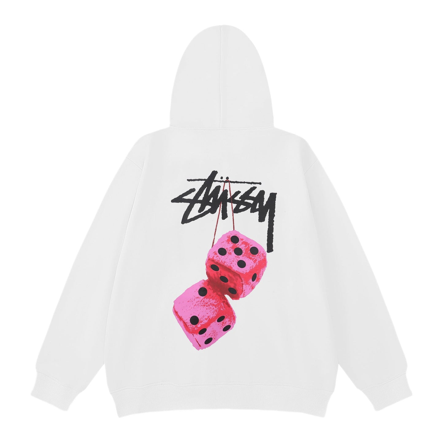 Stussy Hoodie Embroidered Fleece Fashion Hooded Sweater