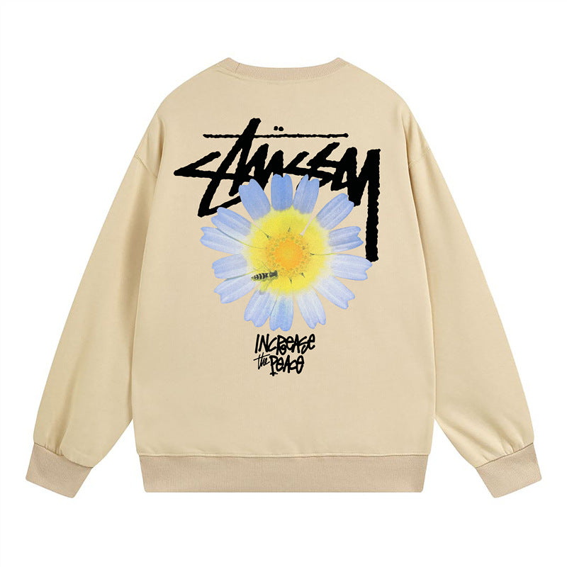 Stussy Sweatshirts Autumn/Winter Fleece Couple Sweatshirts