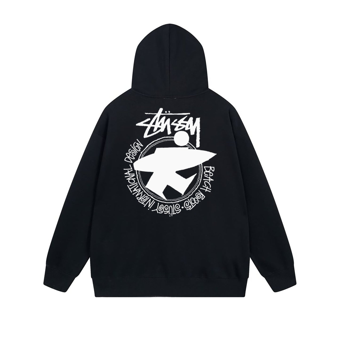 Stussy Hoodie Zip Cardigan Hooded Sweater