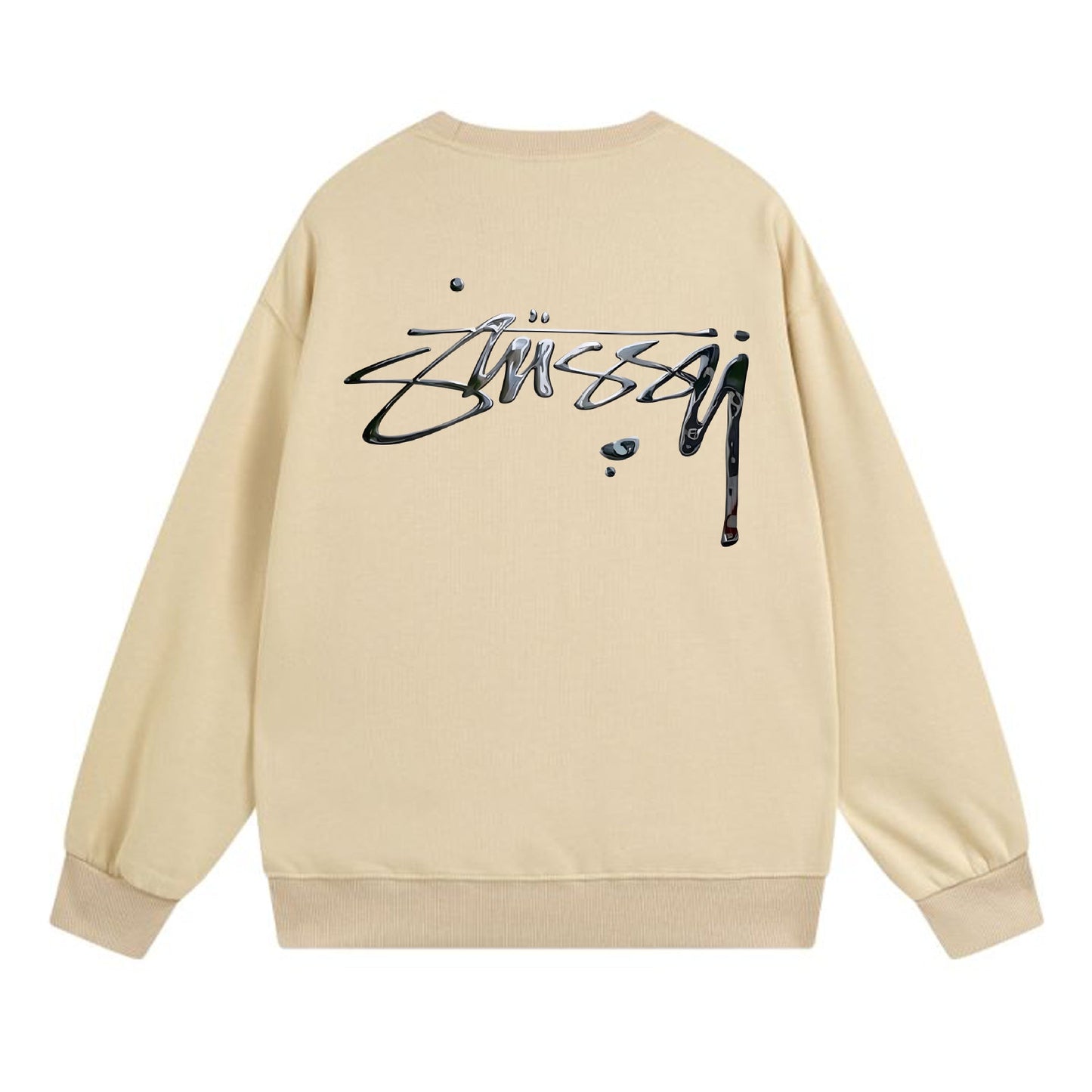 Stussy Sweatshirts Crew Neck Fleece Sweater