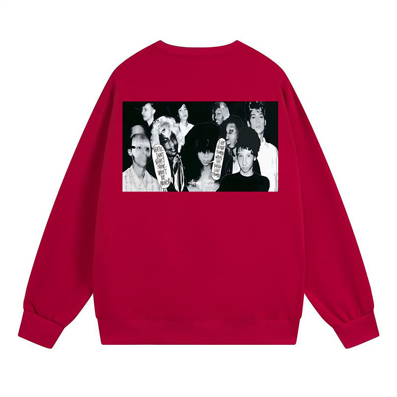 Stussy Sweatshirts Crew Neck Fleece Sweater