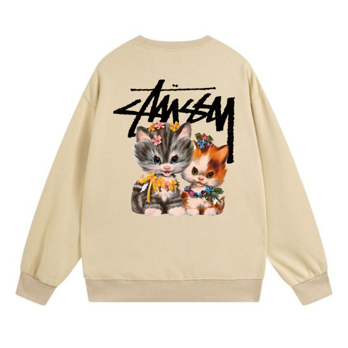 Stussy Sweatshirts Teen Long Sleeve Sweatshirts