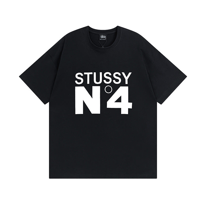 Stussy T Shirts Casual Loose Couple T Shirts