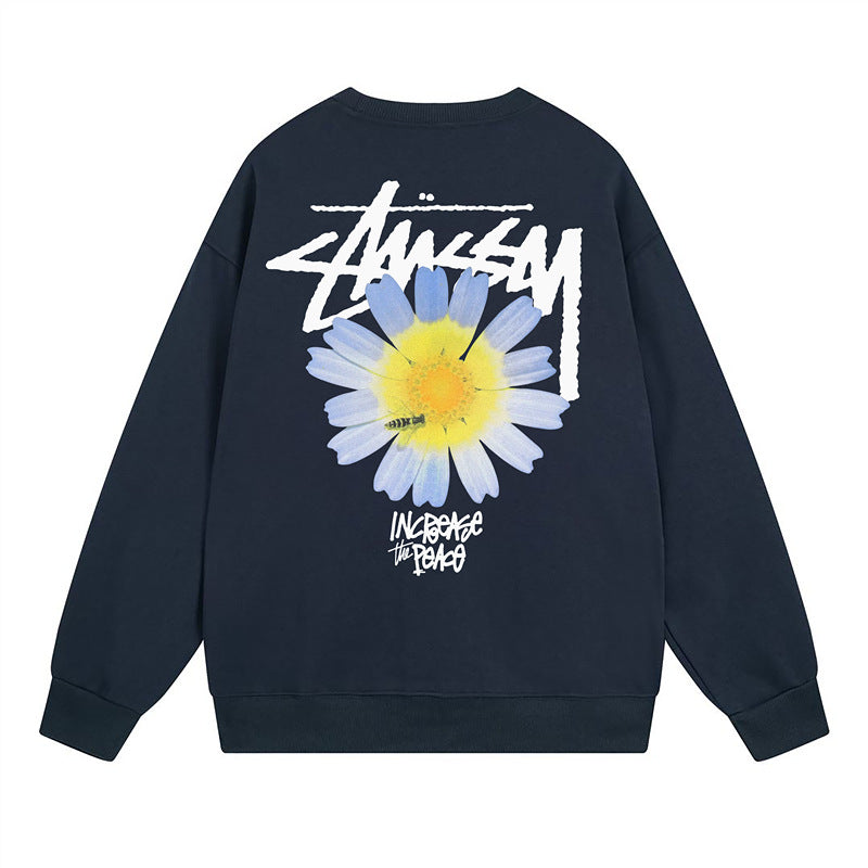 Stussy Sweatshirts Autumn/Winter Fleece Couple Sweatshirts