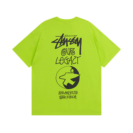 Stussy T Shirts Casual Loose Couple T Shirts