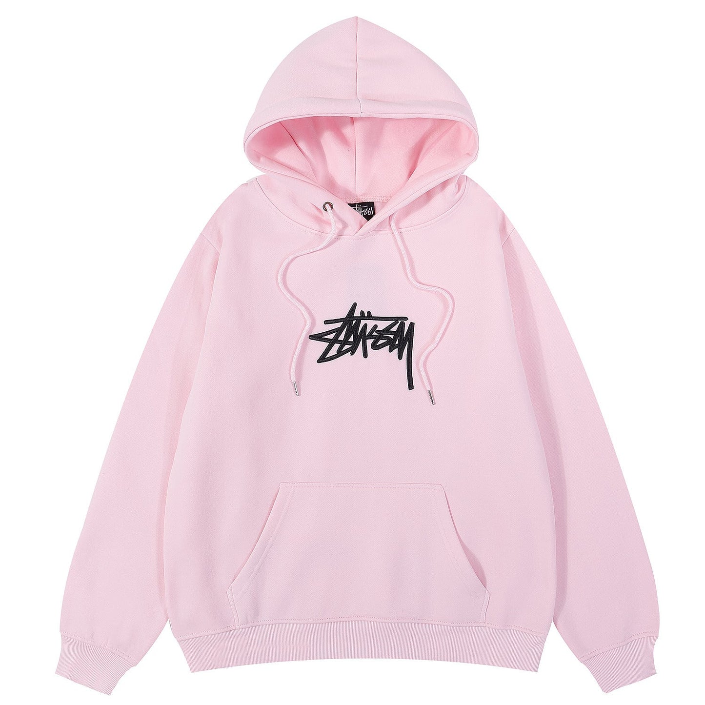 Stussy Hoodie Embroidered Fleece Fashion Hooded Sweater