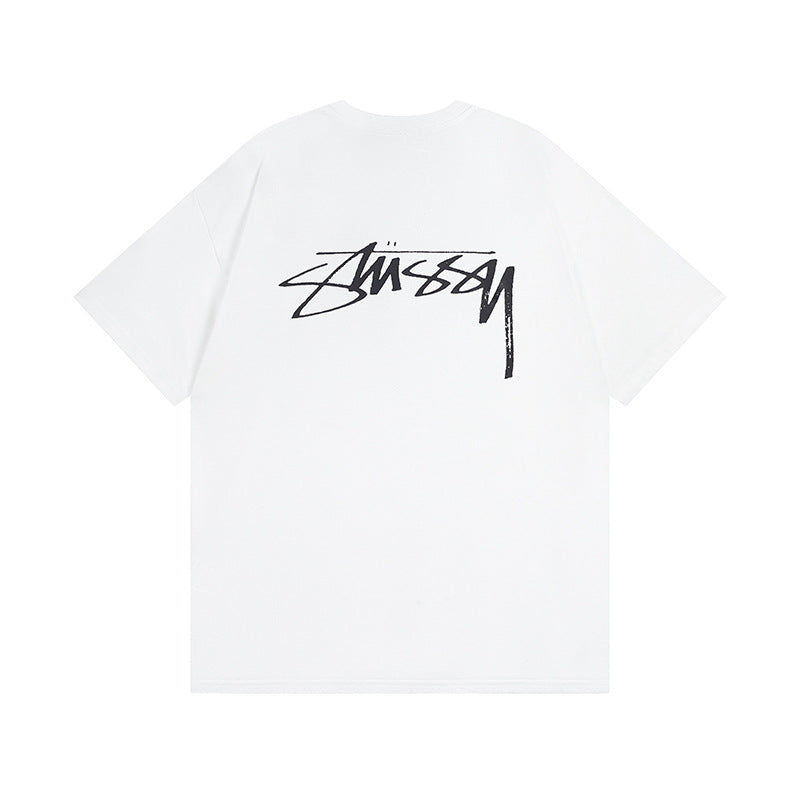Stussy T Shirts Casual Loose Couple T Shirts