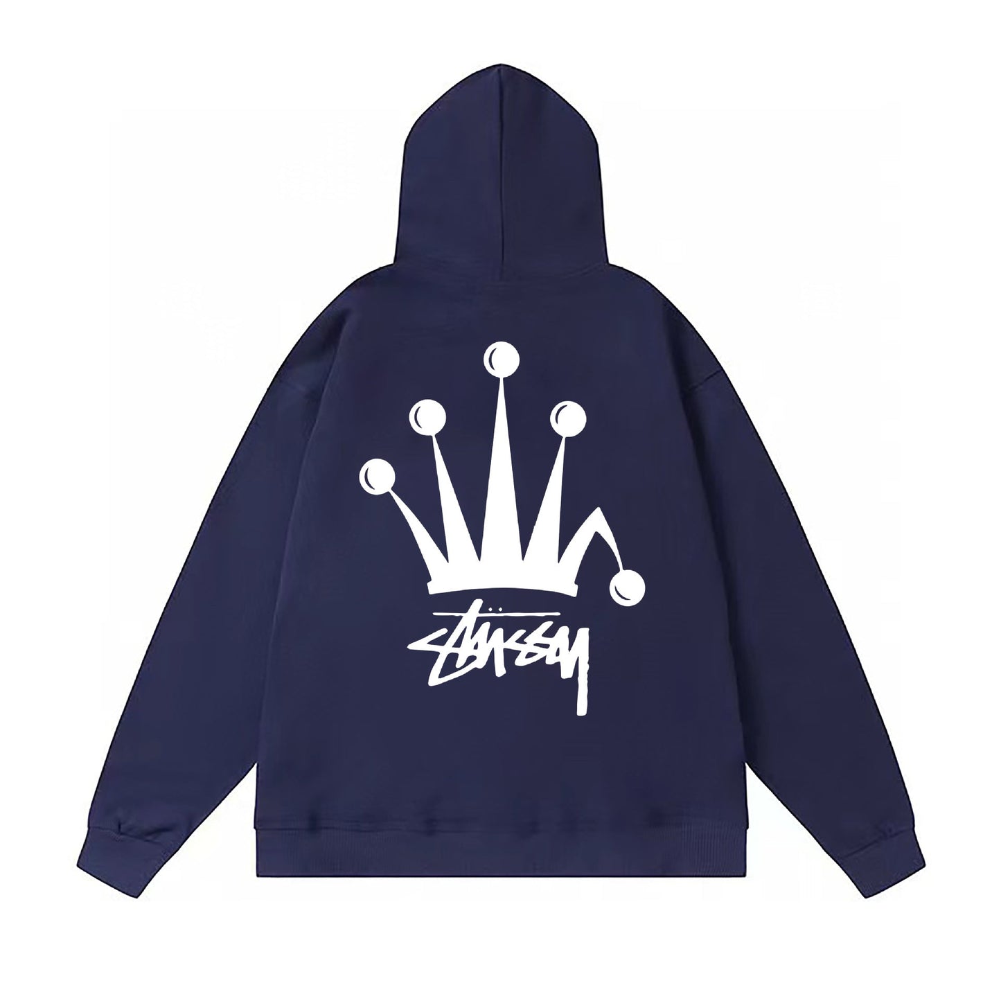 Stussy Hoodie Fall/Winter Fleece Hooded Sweater