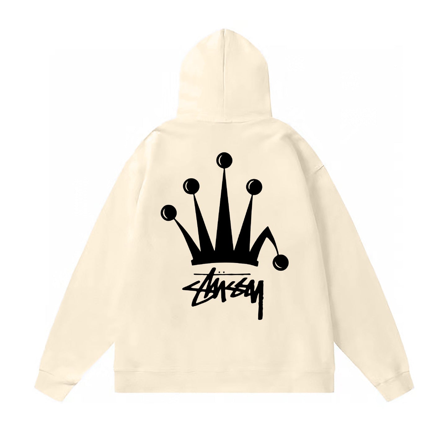 Stussy Hoodie Fall/Winter Fleece Hooded Sweater