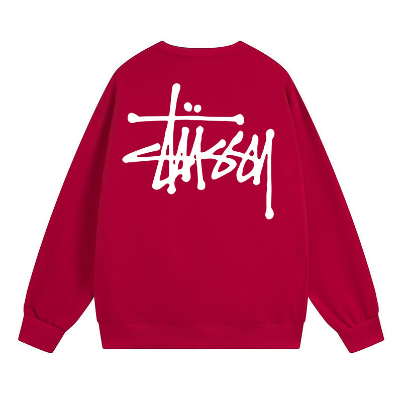 Stussy Sweatshirts Crew Neck Fleece Sweater