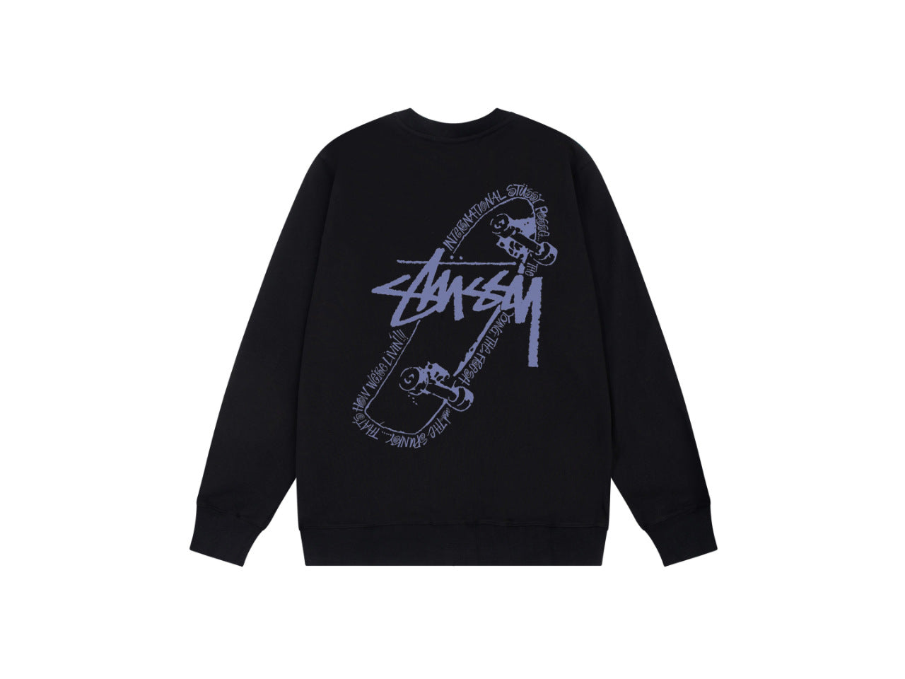 Stussy Sweatshirts Classic Print Fashion Sweater