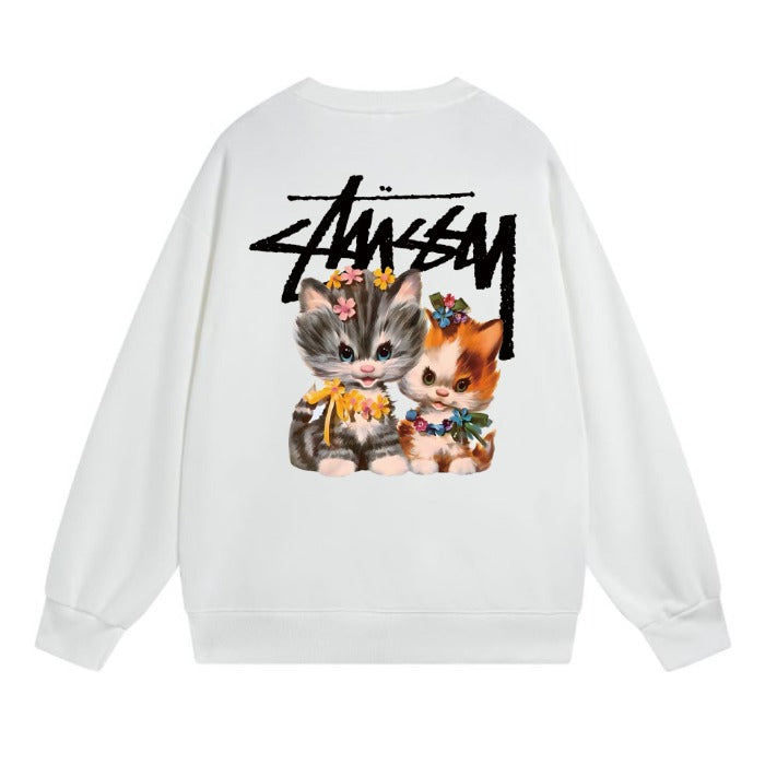 Stussy Sweatshirts Teen Long Sleeve Sweatshirts