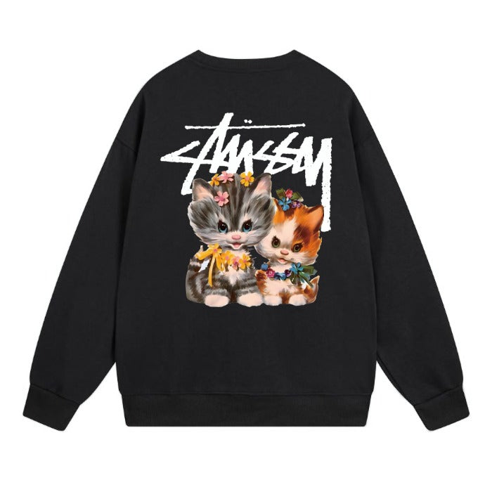 Stussy Sweatshirts Teen Long Sleeve Sweatshirts