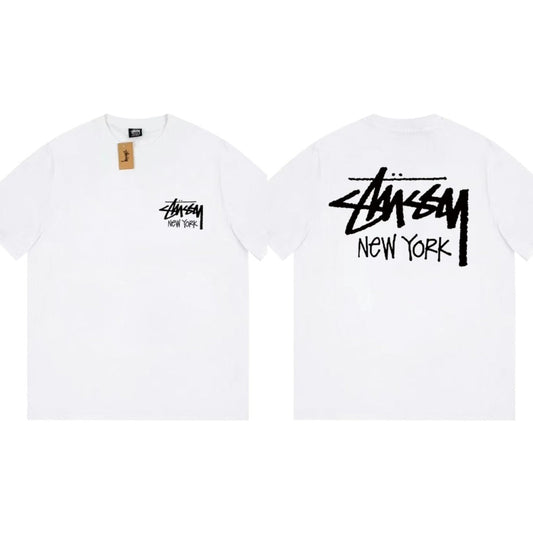 Stussy T Shirts Loose Casual T-Shirts Same for Men and Women