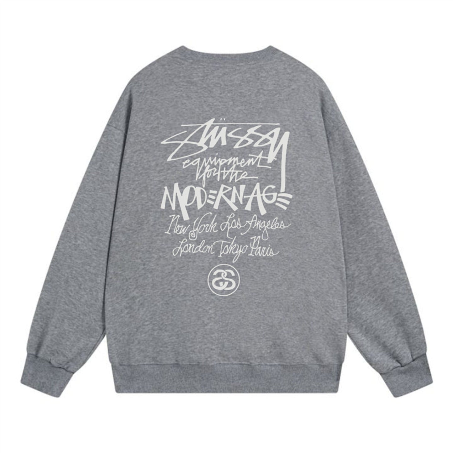 Stussy Sweatshirts Crew Neck Fleece Sweater